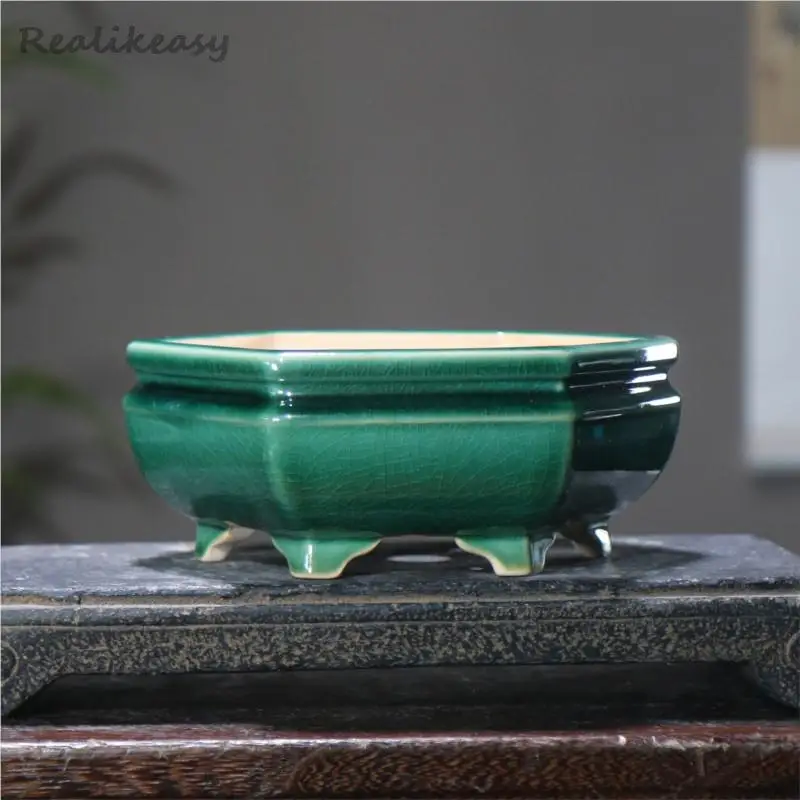 Chinese Ceramic Bonsai Pot Ceramic Bonsai Flower Pot Chinese Bonsai