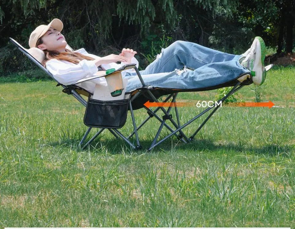 Портативное складное кресло SmiloDon для кемпинга, регулируемое 2 в 1 ...