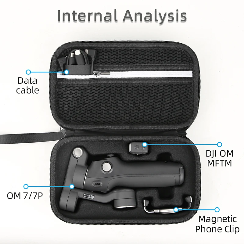 DJI Osmo Mobile 7 /7P用 ミニポータブルケース ジンバル用 マグネット