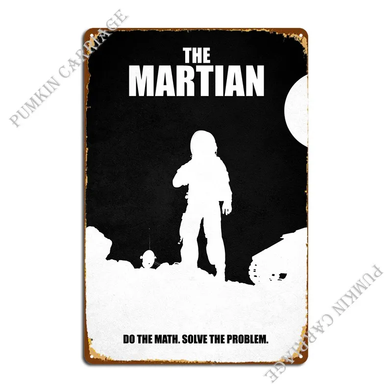 The Martian Metal Signs Retro Wall Decor Crea Club Tin Sign Poster