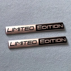 Limited Edition 3D Metal Racing Sport Emblem Badges (2 - Pack) (Silver)