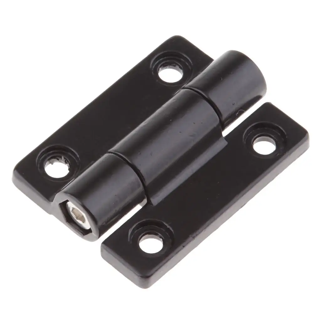 

45 X 34mm 4 Countersunk Holes Adjustable Torque Position Control Hinge Black