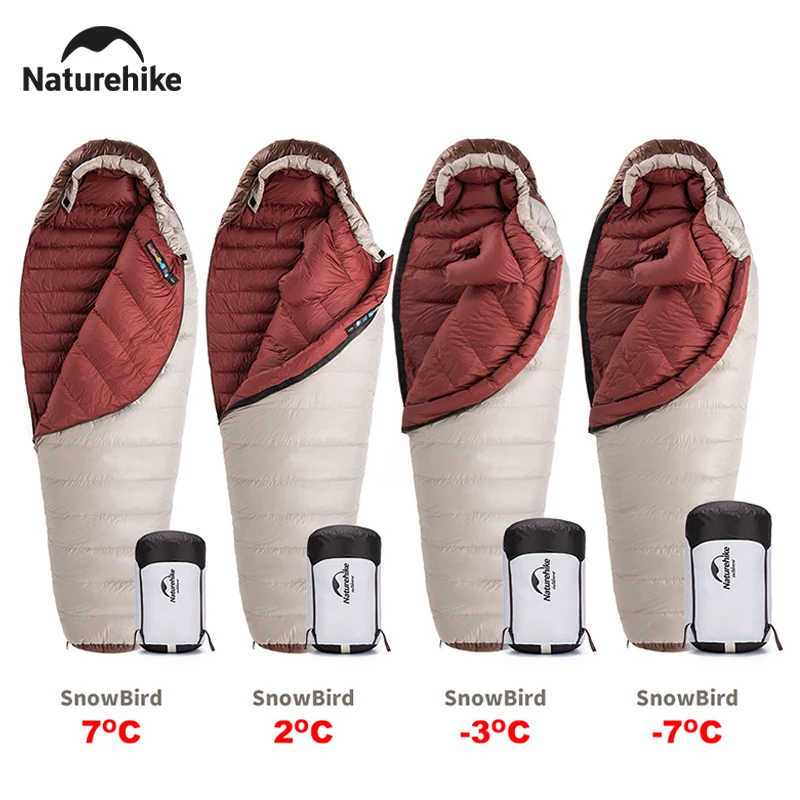 Naturehike Winter Mummy Duck Down Ultralight Camping Sleeping Bags 6