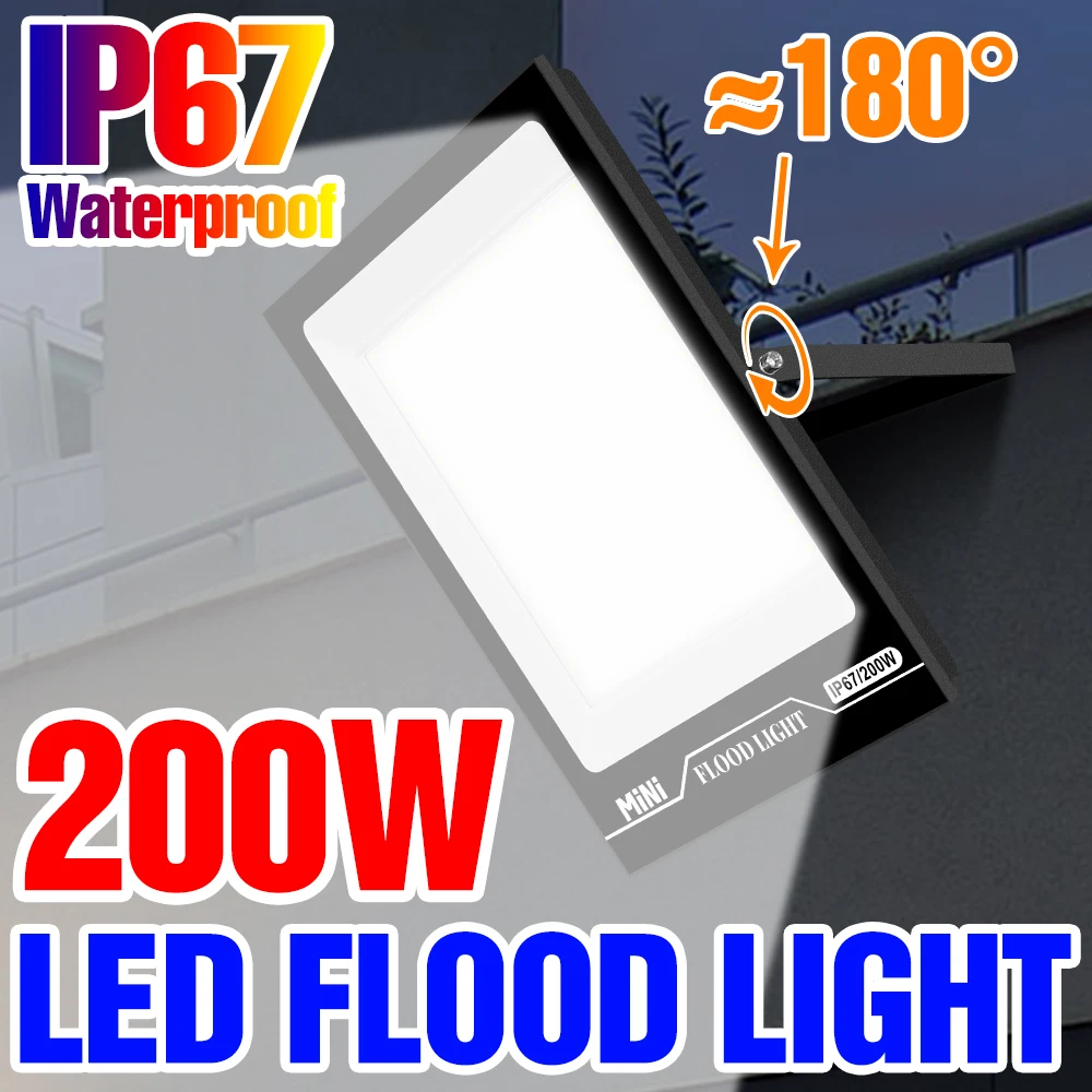 LED Floodlght IP67 Waterproof Garden Light LED Projector Street Lamp Outdoor Reflector Spotlight 10W 20W 30W 50W 100W 150W 200W