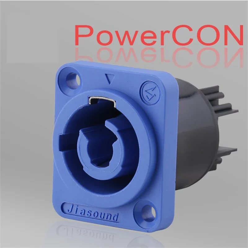 

Three Core Connector Blue Power Input Imported Flame-retardant Nylon Is Used As The Material For This Plug Power Point Jack