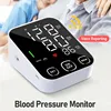 Spanish Voice Portable Tonometer Digital LCD Tensiometers Blood Pressure Monitor Heart Rate Meter Large Cuff Sphygmomanometer 6