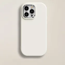 Elegant Solid Color Phone Case - Minimalist Soft Cover Design for Oppo A38 4G (Rice white)
