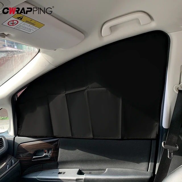 Proteja seu carro do sol com esta cortina magnética para janelas laterais 6 Magnetic Car Side Window Sunshade