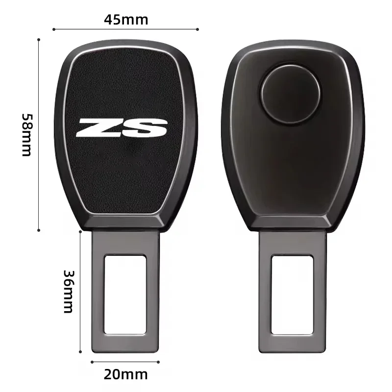 Car Seat Belt Clip Extension Plug Safety Seat Lock Buckle Interior Accessories for MG HS ZS GT HECTOR MG3 MG5 MG6 MG7