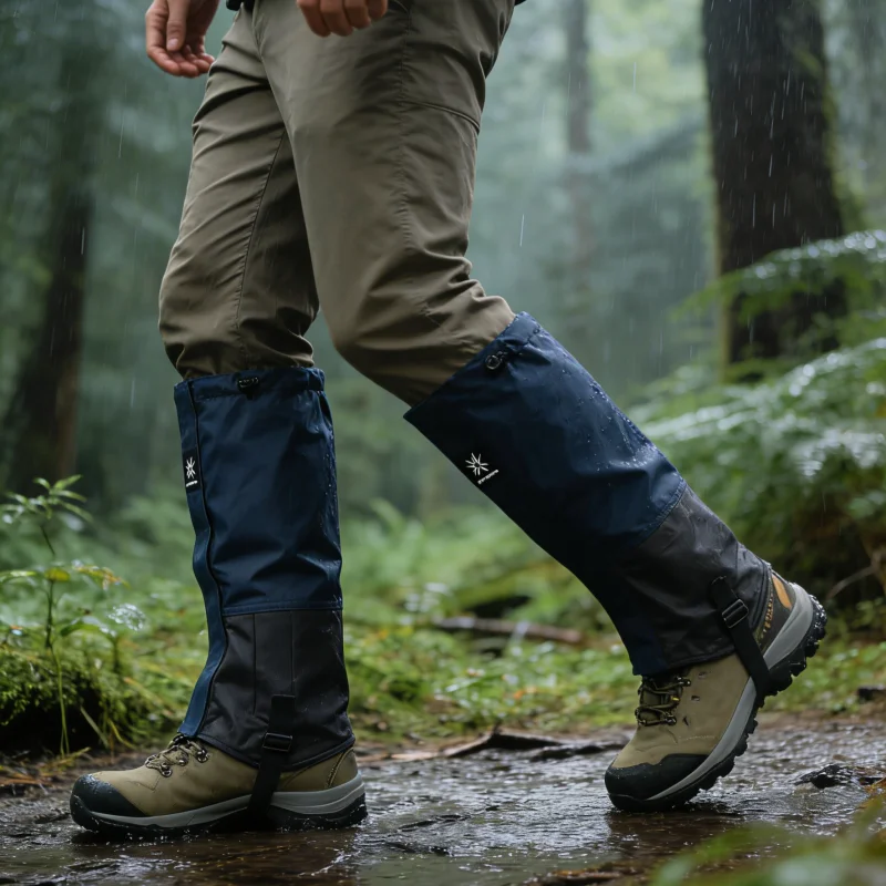 겨울용 레그 게이터, 아웃도어 오토바이 라이딩, 설원 등산, 설사막 하이킹, 눈과 모래 방지 레그 커버