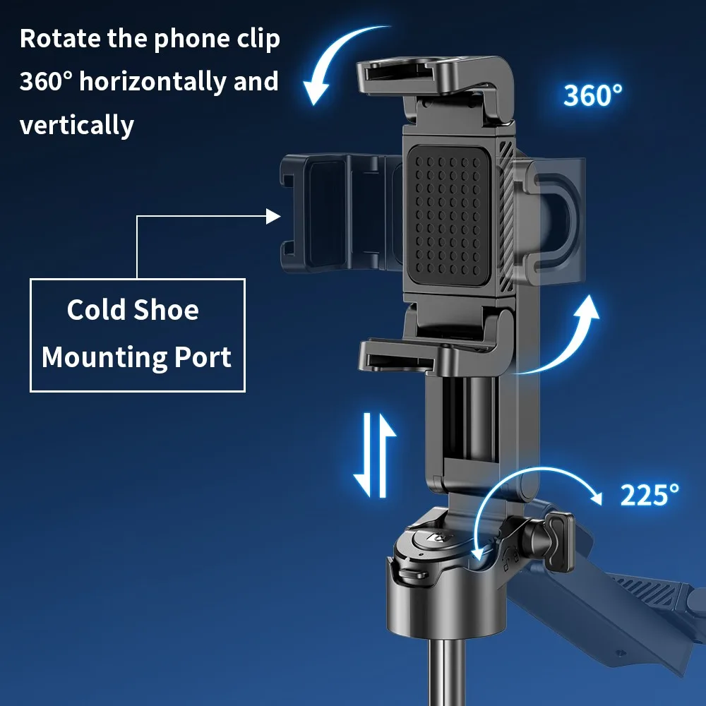 Mobile Phone Selfie Stick 3 in 1 Phone Stand Tripod With Detachable Remote Mini Self-timer Stick For Vlog Live Broadcast selfie stick tripod selfie stick cell phone selfie stick smartphone selfie stick phone selfie tripod