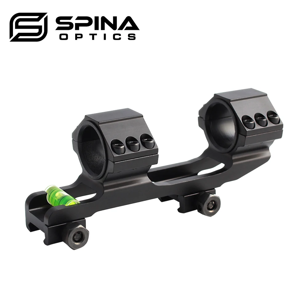 

SPINA OPTICS Tactical Hunting Riflescope Mount 1 Inch 25.4mm/30mm Dual Ring Picatinny 20mm Rail With Spirit Level For Airsoft