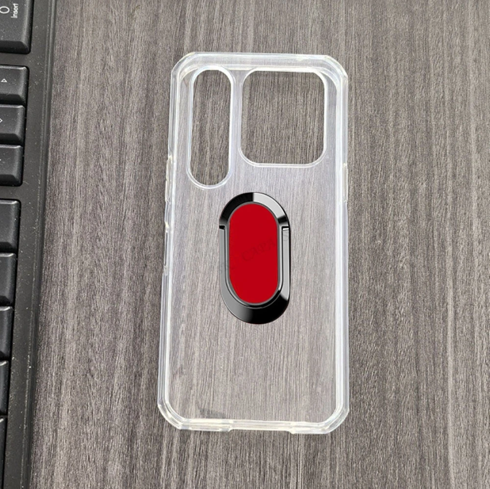Enhanced TPU Silicone Phone Case with Back Ring Holder