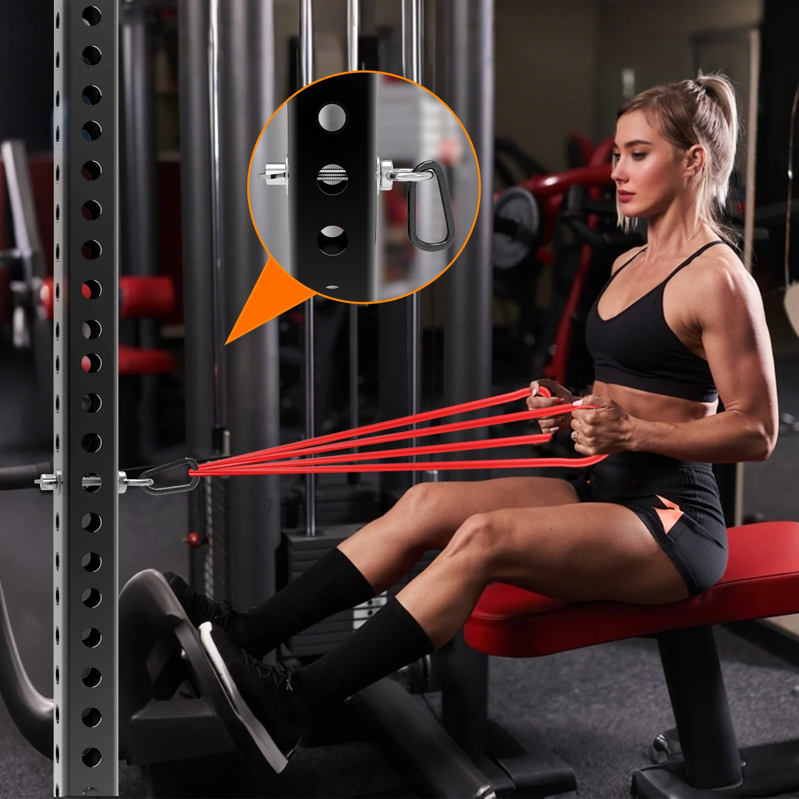 Exercise Bands Bar Attachment For Resistance Bands Resistance