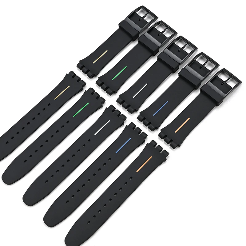 Sporty Silicone Rubber Waterproof Watch Strap Replacement Bracelet