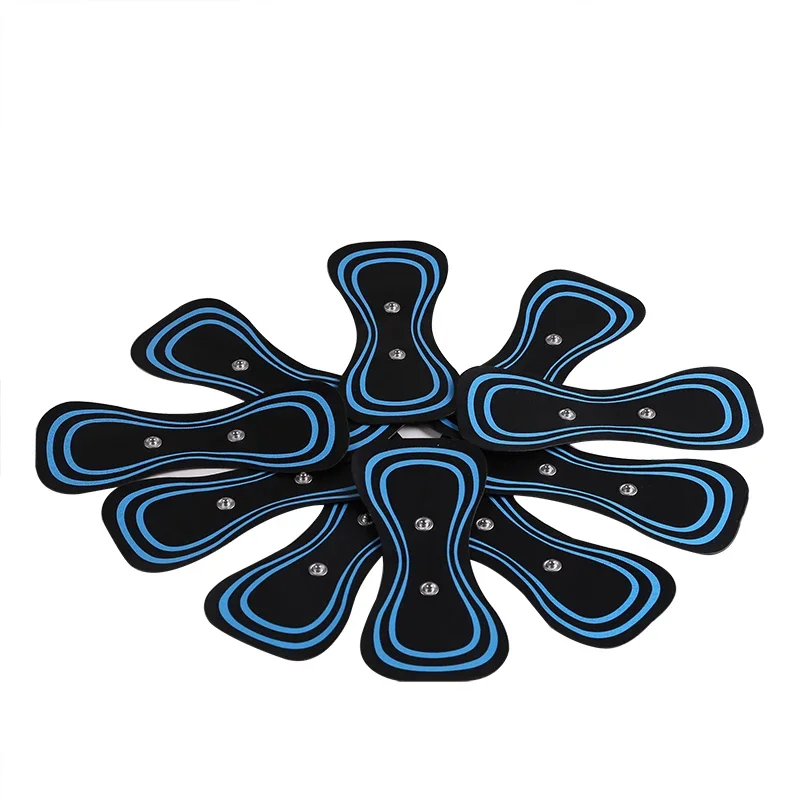 Massage Gel Pads 10PCS EMS Neck Massager Gel Pad Trainer Hip Exerciser Replacement Body Massager Patch Muscle Stimulator Sticker Gels Accessories
