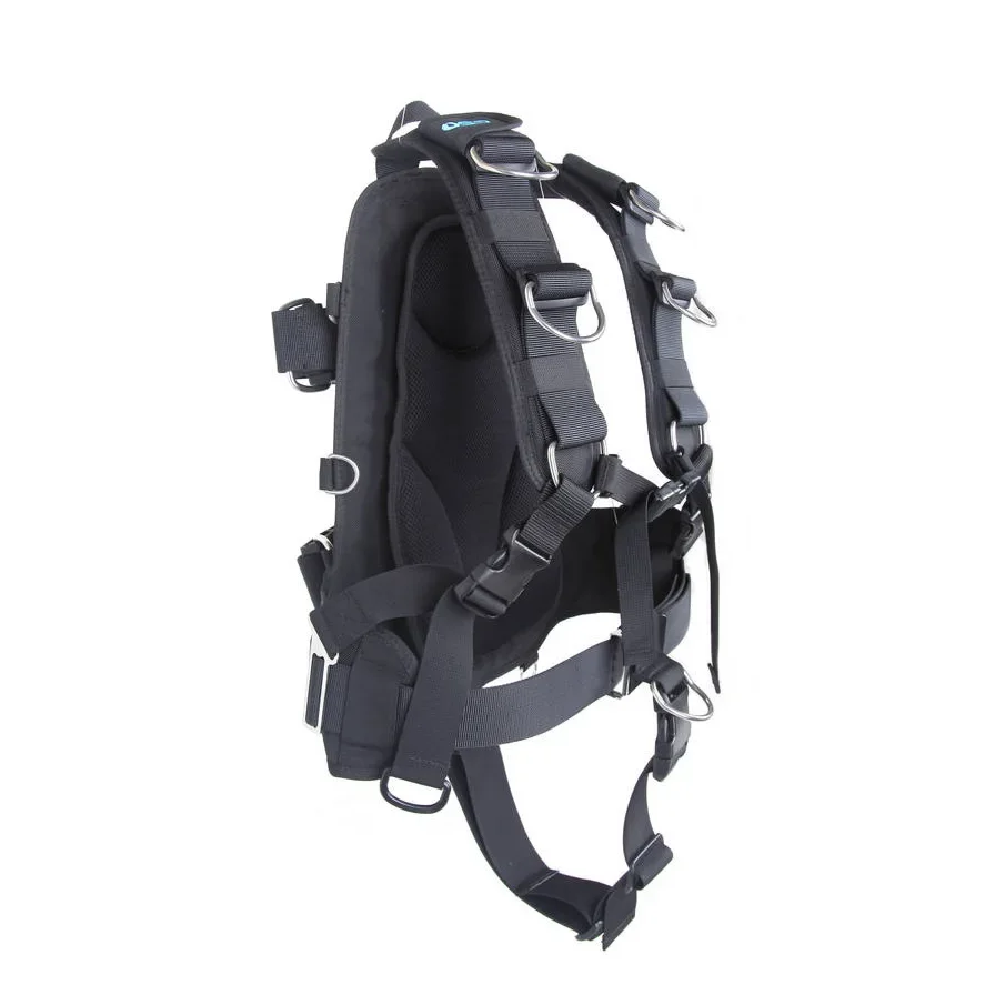 Scuba Diving BCD Technical Diving Soft Harness To Fit Backmount With Soft Shoulder Pad Adjustable Strap