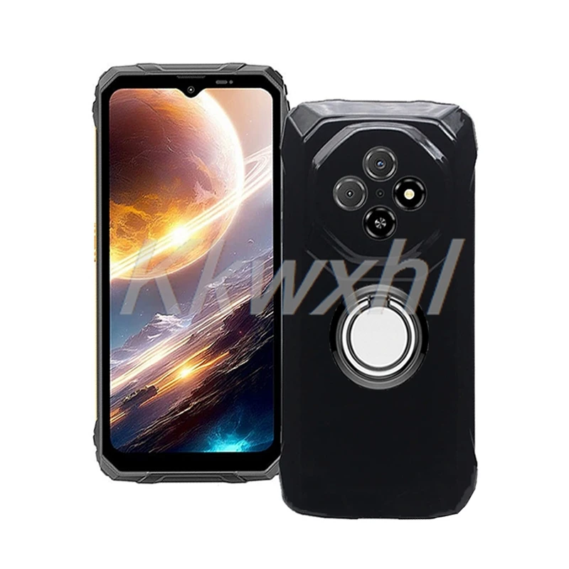 Premium Shockproof Phone Case with Back Ring Holder - Soft Protective Cover for Blackview Fort Series
