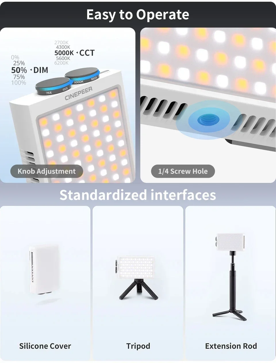CINEPEER CM25 25W フィルライト Amazon.com : ZHIYUN CINEPEER CM25 25W LED Video Light