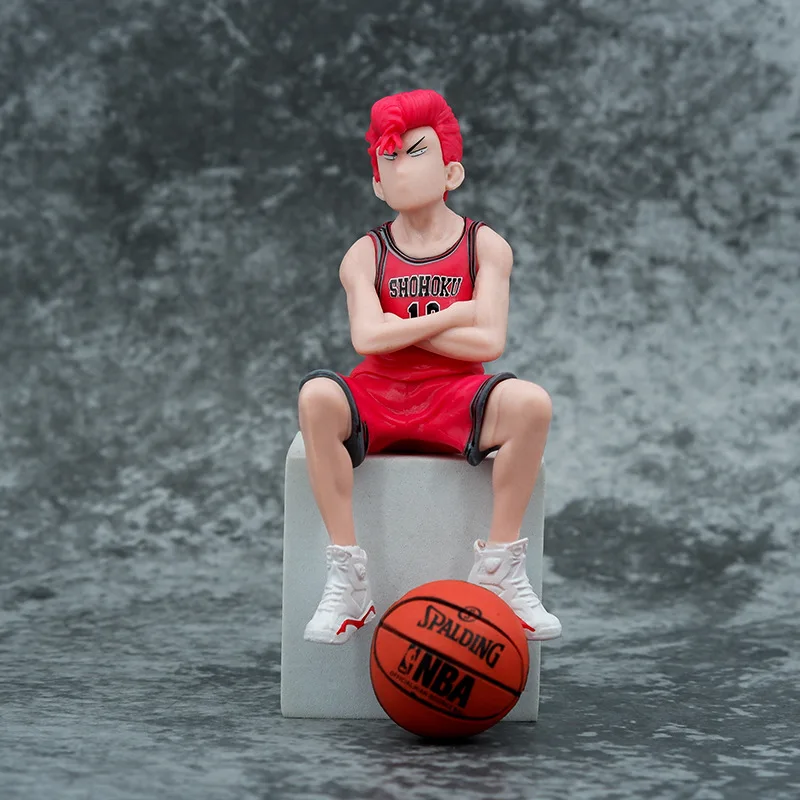 Anime Slam Dunk Giocatore Di Basket Sakuragi Rukawa Maple Red-Haired Pvc Figure Collection Model Toys Sports Boy Doll Decoration