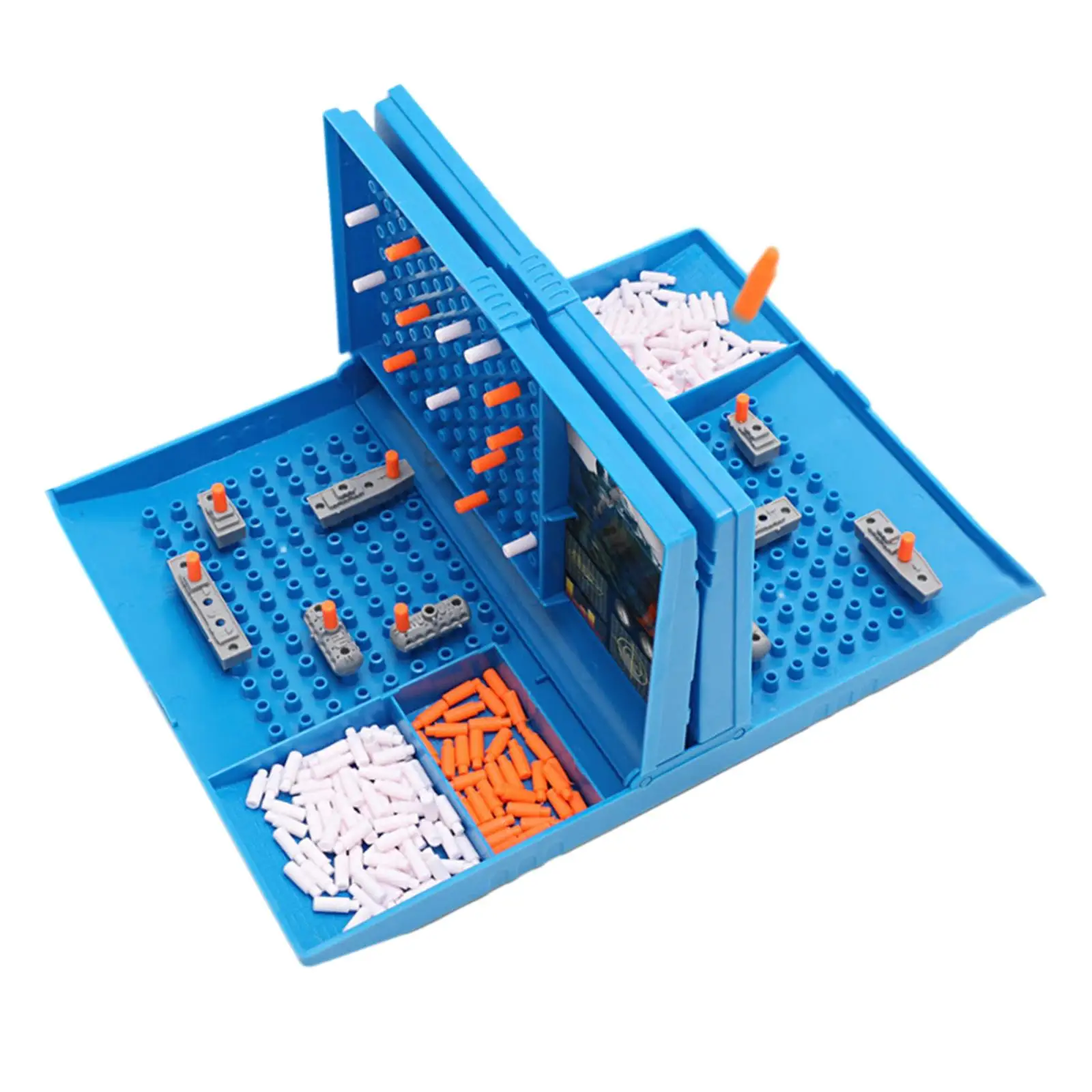 Warship Classic Board Game 2 Player Strategy Board Game for Adults Kids Boys Sea Battle Game 2 Player Strategy Board Game 4