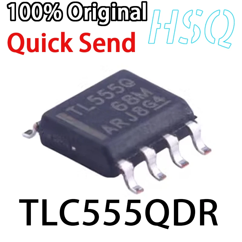 

5 шт. оригинальный TLC555QDR TLC555Q SOIC-8 чип с низким энергопотреблением