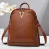 Trendy Backpack 2025 Women's Leisure Waterproof Travel Bag Computer Bag Backpack High School Junior High School Student Backpack 6