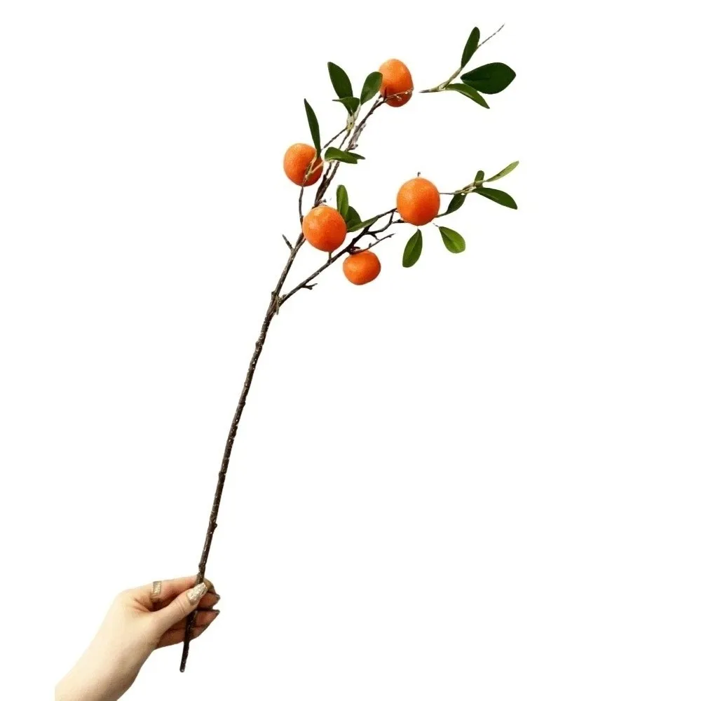 Luxury Realistic Faux Orange Tree with Green Leaves - Indoor/Outdoor Decorative Artificial Plant