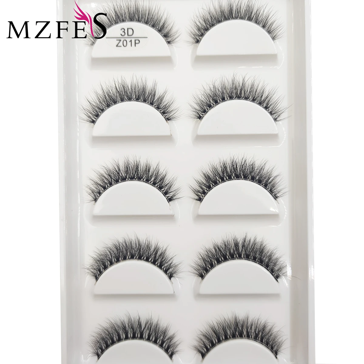 Cílios de vison 3D transparentes, cílios postiços transparentes naturais, cílios invisíveis macios, cílios falsos de maquiagem fina, H13 X08, 5 pares 14