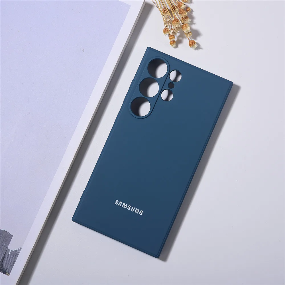 thumbnail image 1 of Para Samsung S24 Ultra S24 S24Plus Funda de silicona líquida suave Carcasa trasera de teléfono Carcasa protectora delgada de TPU para Galaxy S 24 Plus Ultra, 1 of 5
