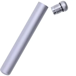 Compact Airtight Aluminum Tube - 4.5 - Inch Lightweight Design (Silver)