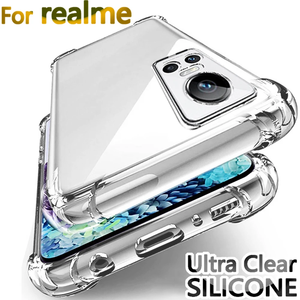 Shockproof Clear Soft Silicone Phone Case