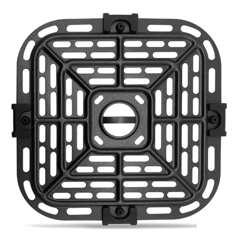 7.3 Inch Square Tray 4QT Air Fryer Replacement Grill Plate Pans Nonstick Suitable For Healthier Cooking Pizza Vegetables