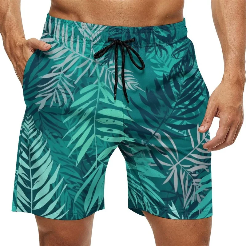 Full Print Pineapple Graphic Beach Shorts For Men Quick Dry Casual Plus Size Short Pants Men's Swim Trunks Ropa De Hombre 3