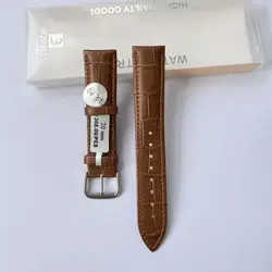 Premium Genuine Leather Watch Strap - Quality Cowhide Unisex Universal Replacement Band - 18mm (Light Brown)