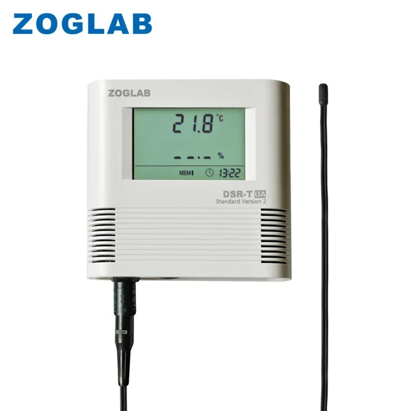 Zog Zoglab Dsr-T Registratore Di Temperatura Sonda Per Interni Ed Esterni Misuratore Di Grande Schermo Ad Alta Precisione