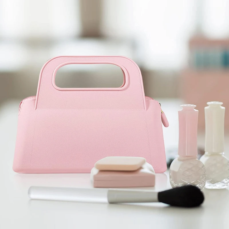 

Водонепроницаемая косметичка, Портативная сумка для хранения, большая емкость, силиконовая косметичка для путешествий, косметичка на молнии, органайзер для макияжа