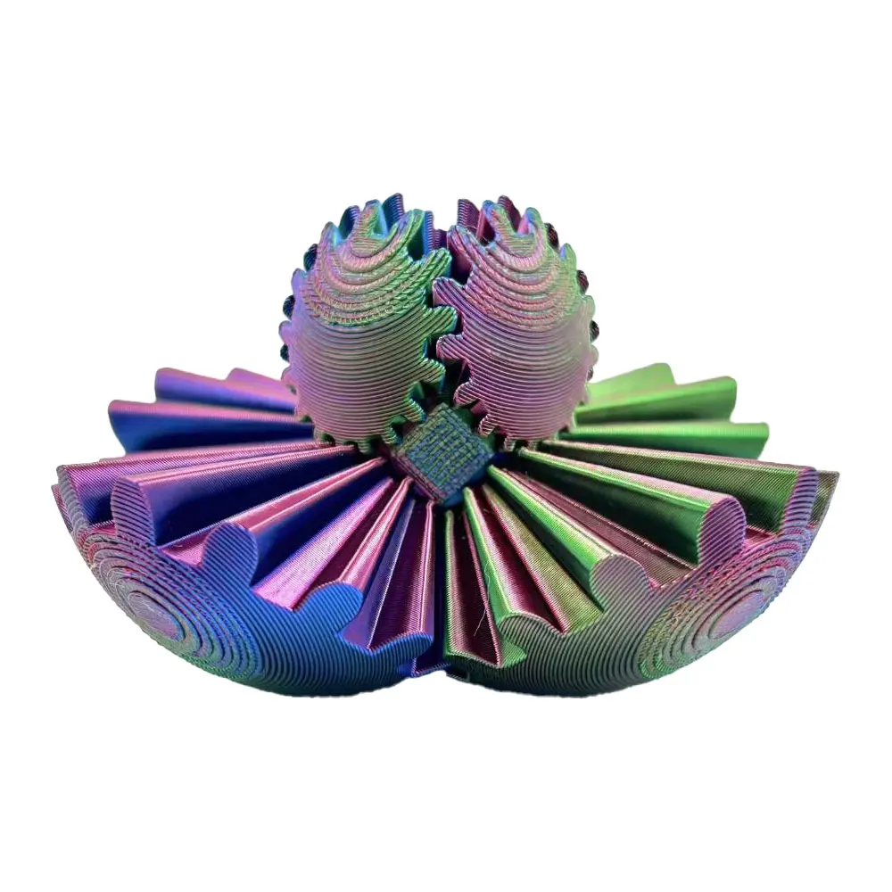 3D Printed Gear Ball Rotating Toy Desktop Decorative Model Ornaments Boys Birthday Gift New Hottest Fidget Item