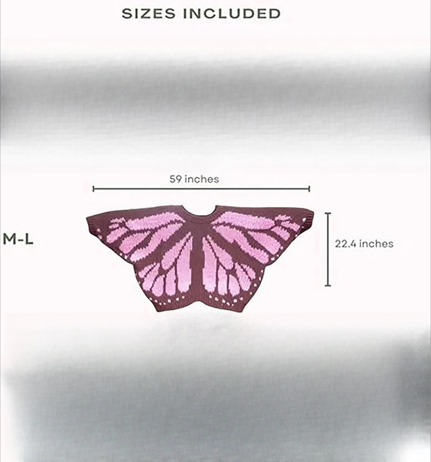 모나크 나비 크로셰 니트 가디건 스웨터 날개 디자인 여성 패션 나비 가디건