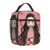 Demoned Slayered Insulated Lunch Bags Cooler Bag Reusable Kamado Nezuko High Capacity Tote Lunch Box Men Women Office Outdoor 2