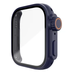 Ultra Protective Case with Tempered Glass Screen for Huawei Watch Fit 5 (Midnight Blue)