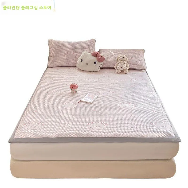 아이스빈 에어컨 세탁 가능 학생 기숙사 침구 쿨 매트 1인용 기계 세탁 가능 통기성 여름 신상품