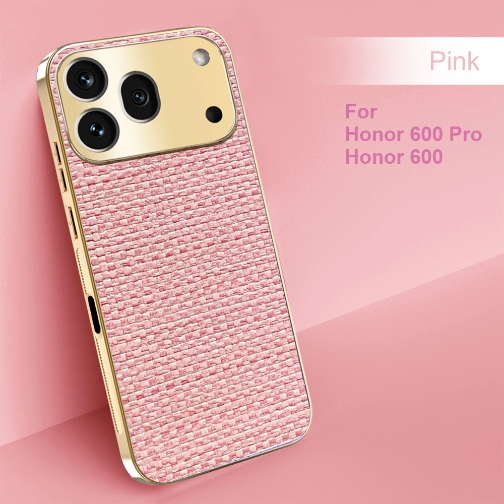 Electroplating Woven Texture Silicone Anti-Drop Shockproof Case