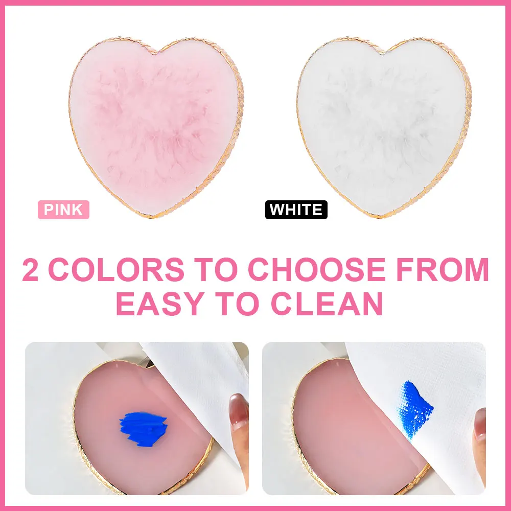 Nail Art Palette And Brush Design Tip Painting Drawing Display Carving Dotting Pen Acrylic Gel UV Polish DIY Manicure Set Tools
