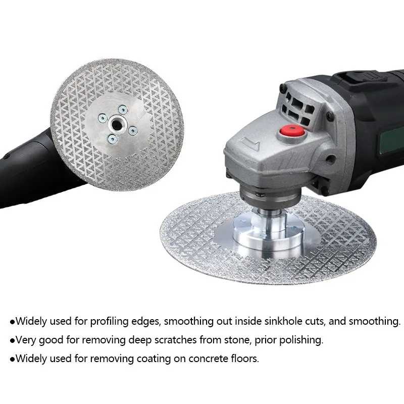 Electroplated Diamond Cutting and Grinding Disc for Marble, Granite, and Ceramic - 100-150mm