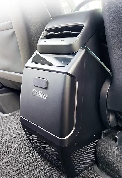 4.6L 12v 24v Compressor Refrigeration Car Refrigerator Can Be Heated and Cooled Special Design for Tesla Model Y Car Fridge
