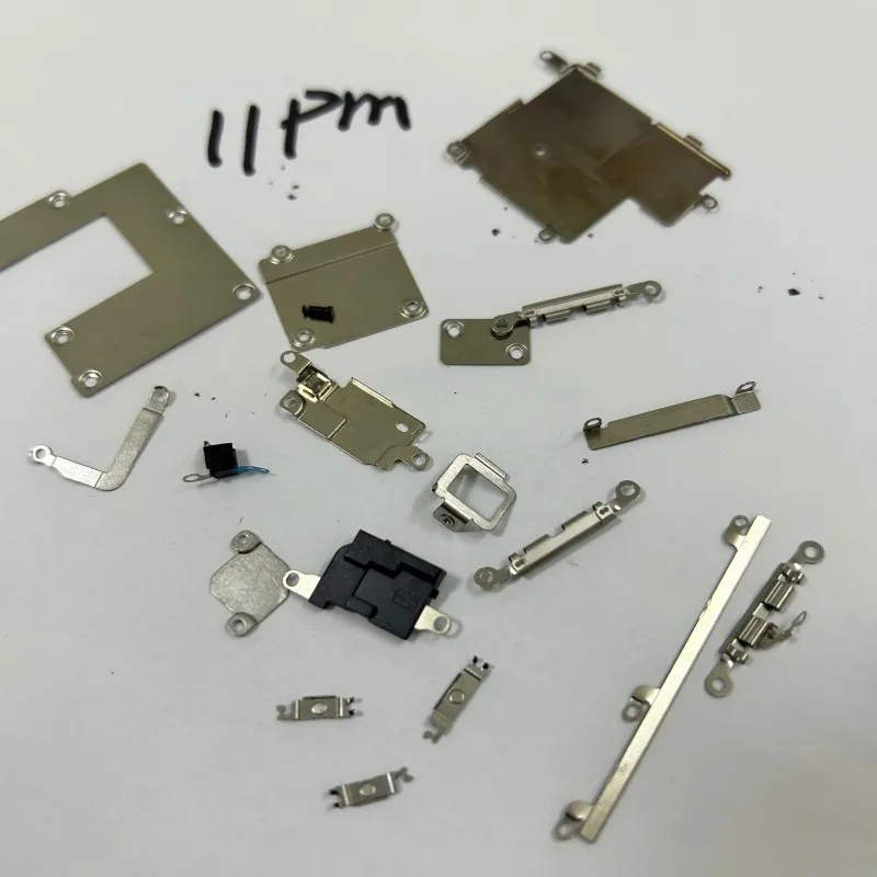 풀 세트 내부 금속 부품 액세서리 iPhone 11 12 Pro Max X XS XR 7 8 Plus 홀더 브래킷 실드 플레이트 + 전체 나사