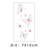 Butterfly Tattoos Set Waterproof Fake Tattoo for Woman Wrist Clavicle Y2K Temporary Tattoos Simple Cute Cherry Tattoo Stickers 4