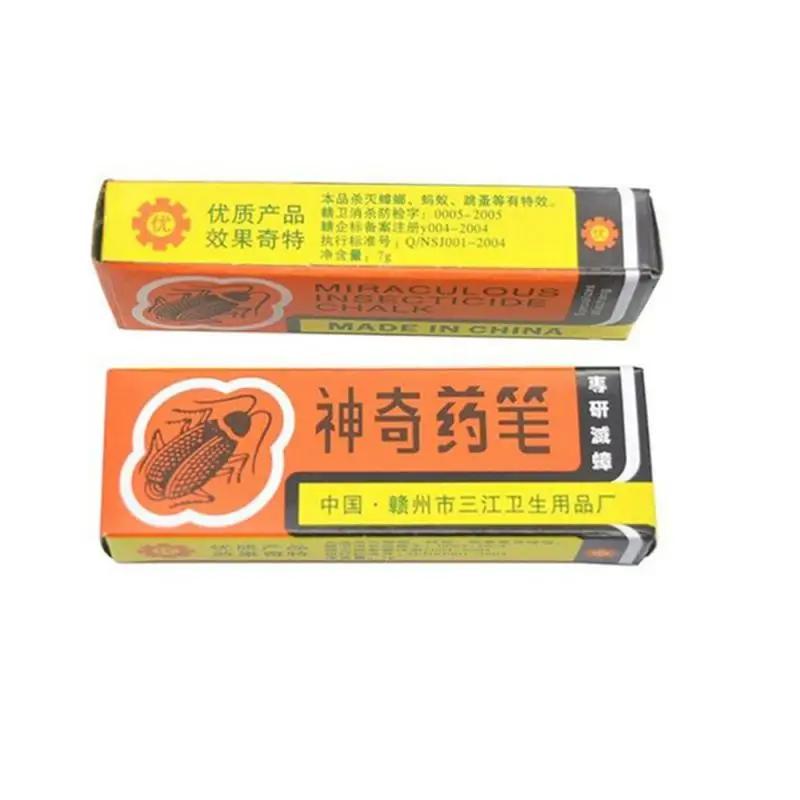 Cockroach Medicine Pen 3PCS Cockroach Pen Kill Lice Ant Bug Flea Chalk Kitchen Household Insect Repellent Lures Baits