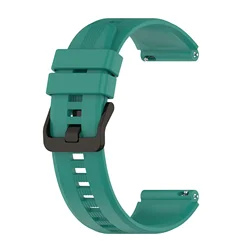 22mm Silicone Sport Wristband - Premium Rubber Watch Strap Bracelet for 22mm Width (Official green)